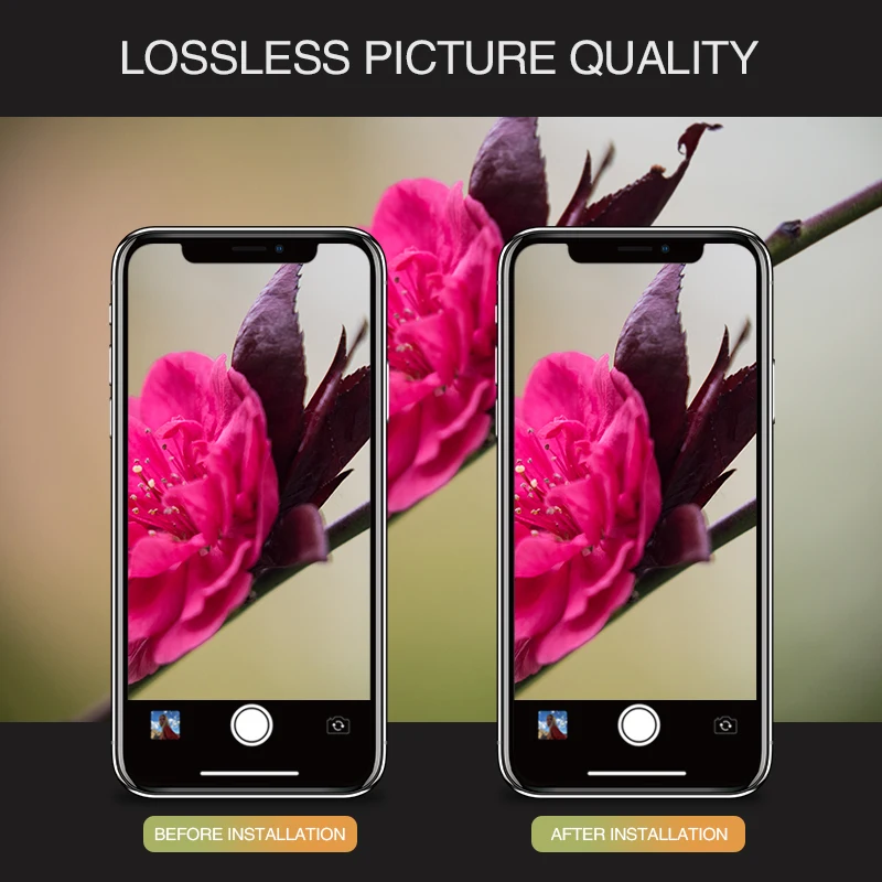 Защитный чехол для объектива камеры iPhone X металлический защитный с кольцом
