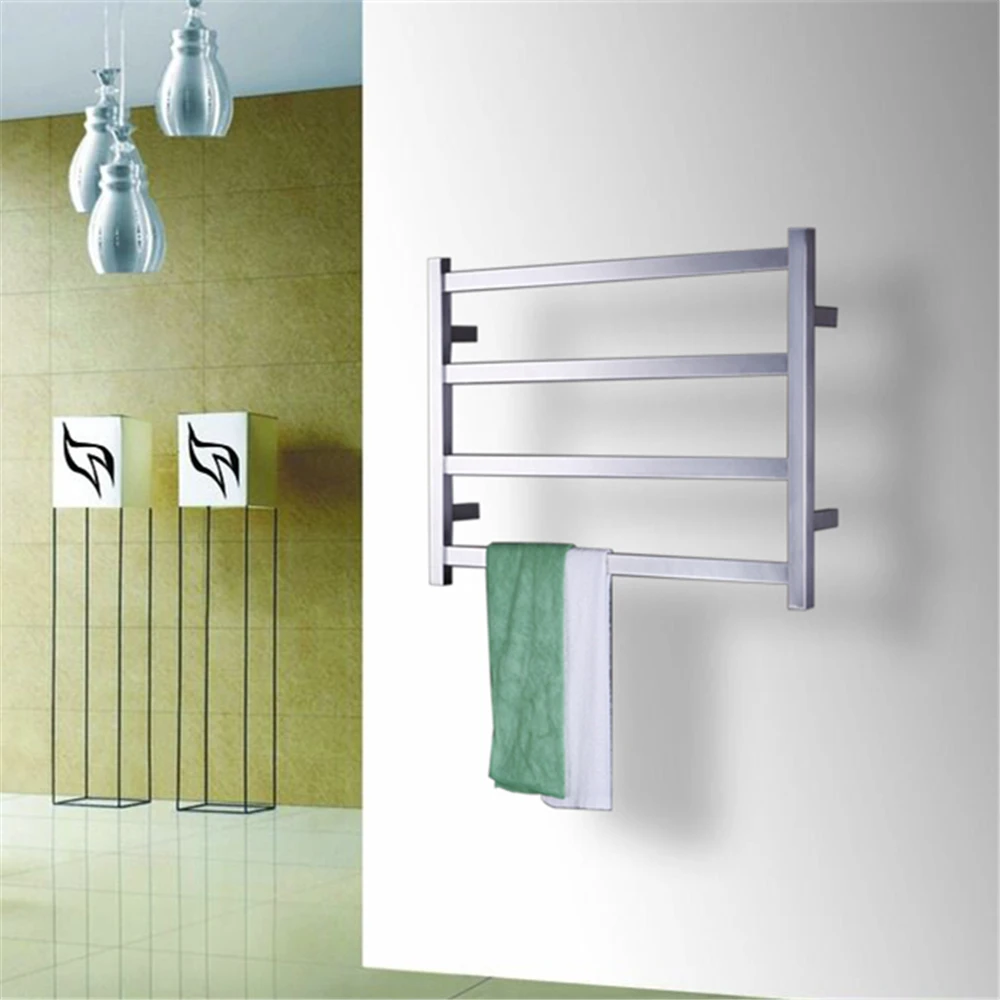 

Free Shipping Stainless Steel 304 Electric Wall Mounted Towel Warmer ,Bathroom Accessories Racks,Heated Towel Rail TW-RT2