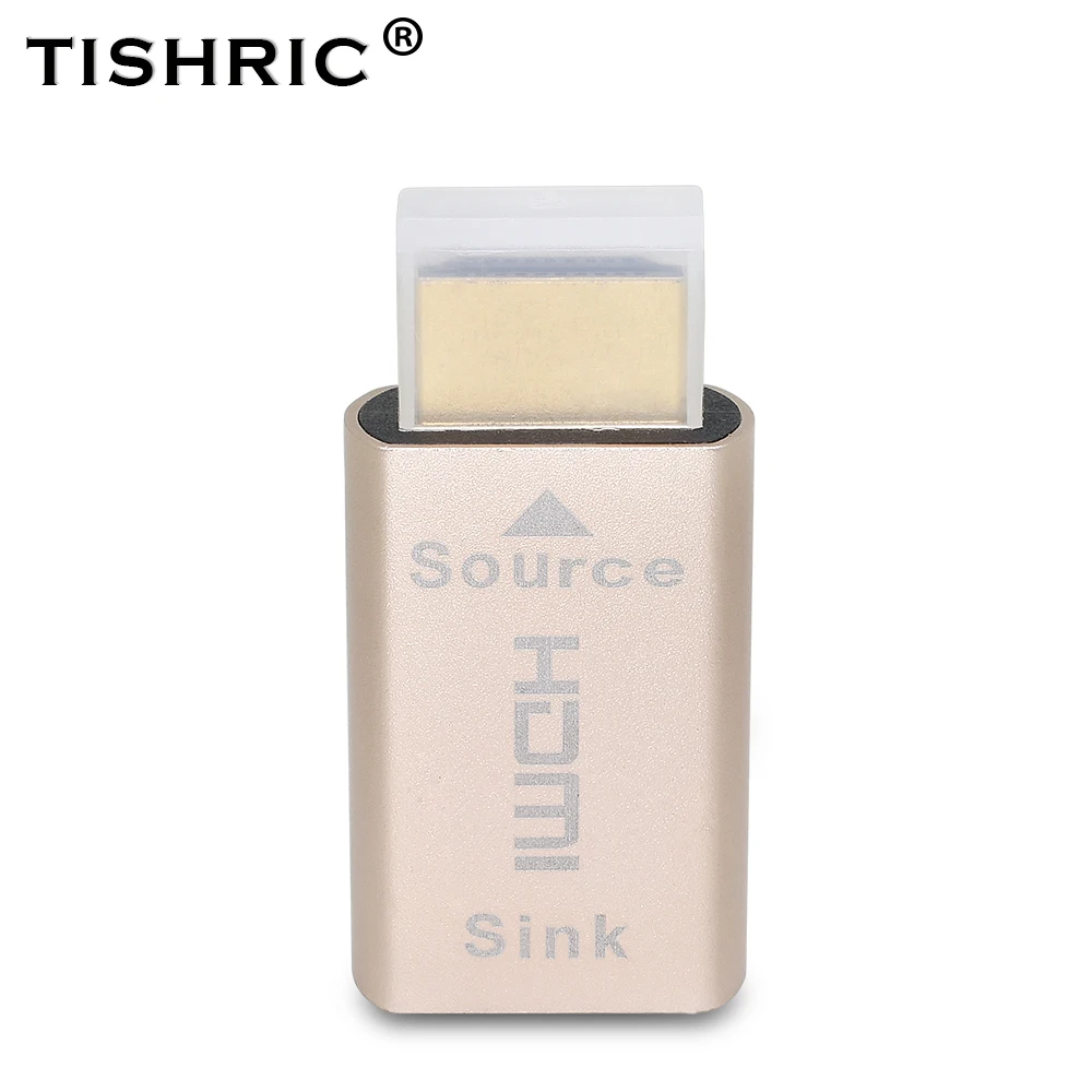 TISHRIC 2018 2 в 1 VGA HDMI пустышка адаптер виртуального дисплея 4K Безголовый эмулятор