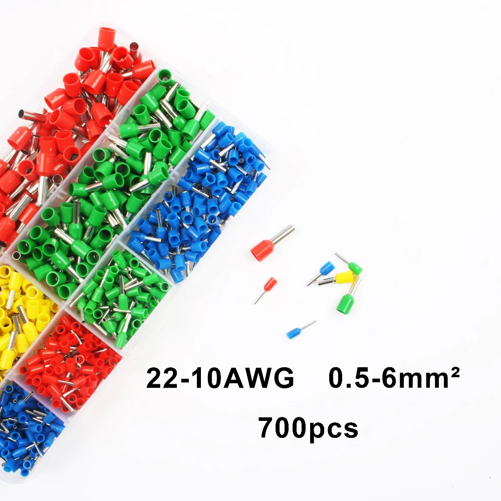 HSC8 0 25 6 мм2 23 10AWG обжимные плоскогубцы 6A Мини с круглым носом трубкой игольчатые