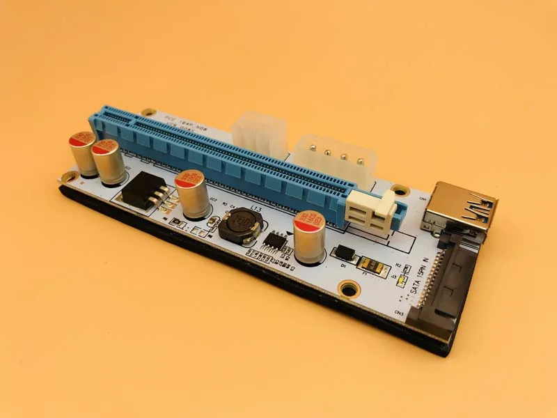 6 шт. Райзер 008S USB 3 0 PCI E 1x до 16x|Компьютерные кабели и разъемы| |