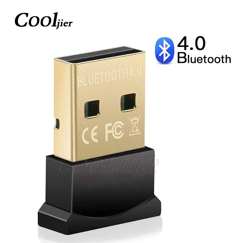 COOLJIER USB Bluetooth ключ адаптер 4,0 Bluetooth Музыка Аудио приемник передатчик aptx для ПК компьютер динамик беспроводная мышь