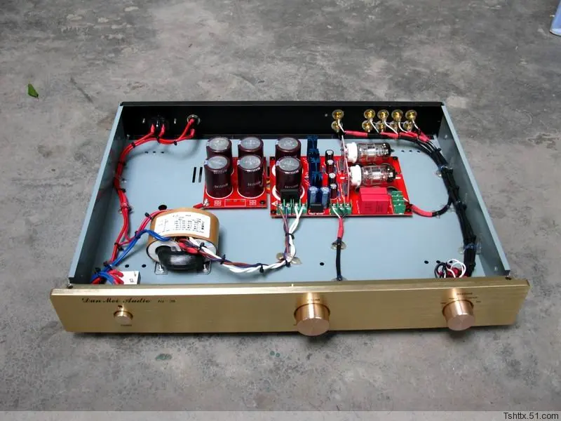 Трубчатый предусилитель HiFi 6N11 с 4 входным преобразователем цепи SRPP|Усилители