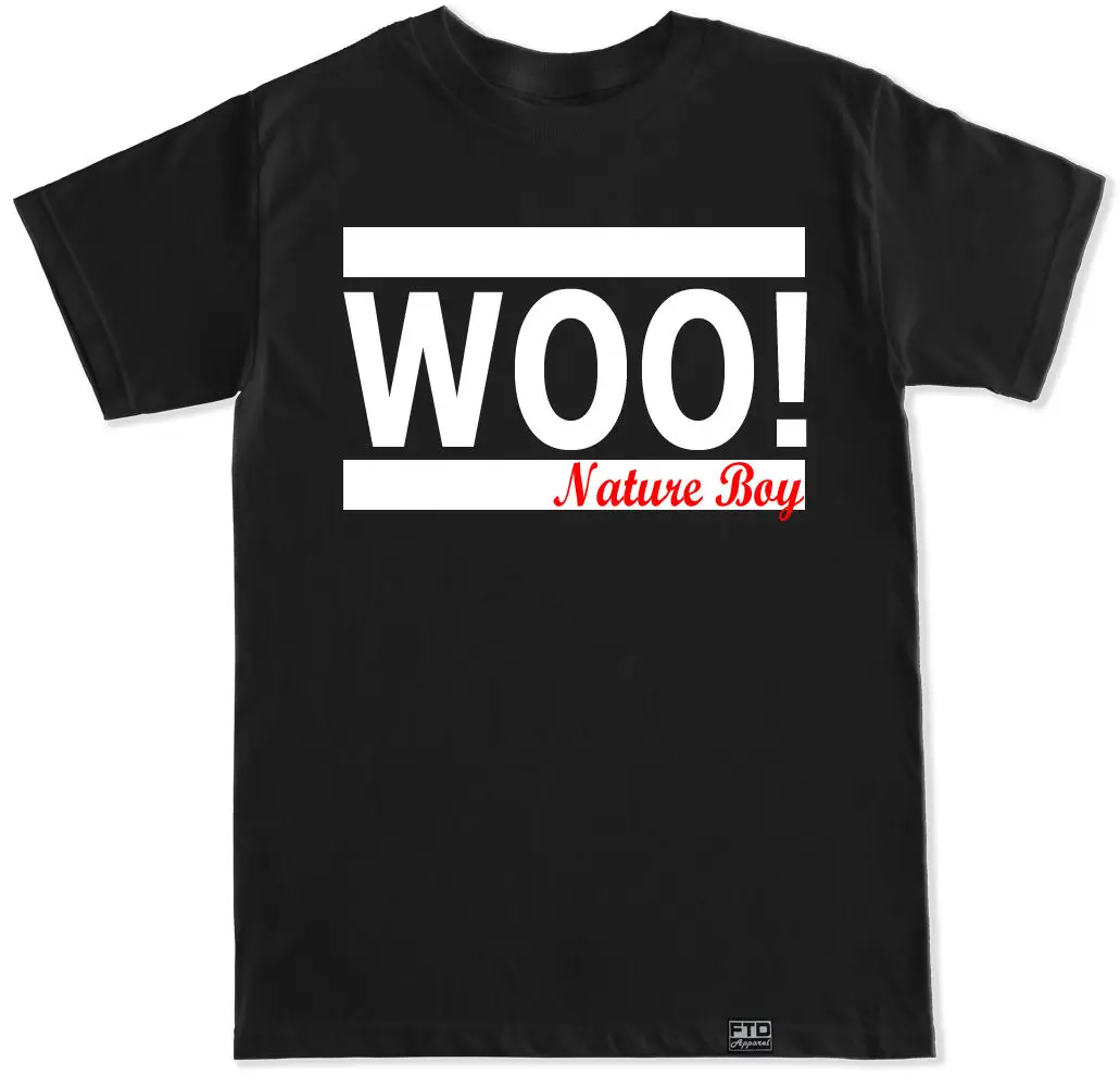 WOO! Футболка RIC FLAIR Natural BOY NWA WRESTLING FOUR HORSEMEN STING Удобная футболка в стиле хип-хоп рэп