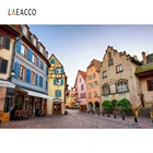 Фон для портретной фотосъемки Laeacco, старый город, улица, экстерьер, индивидуальный фон для фотостудии