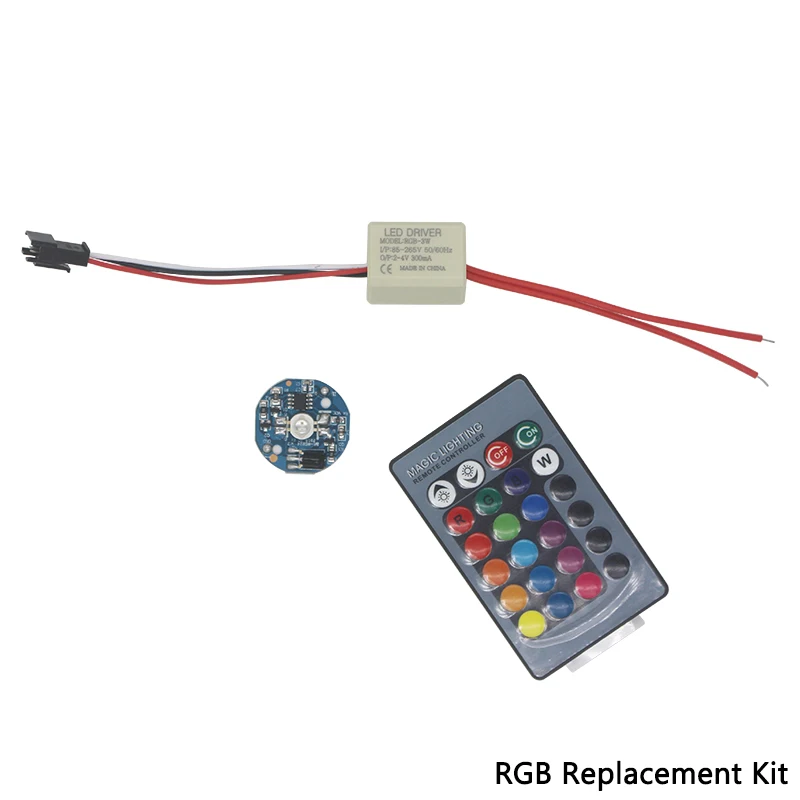 RGB Replacement kit Современный светодиодный потолочный светильник, 3 Вт, RGB, настенный светильник для художественной галерея, украшение на передний балкон, светильник для крыльца, светильник для коридоров - Цвет корпуса: RGB Replacement kit