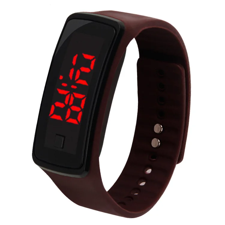 

Luxury Brand Womens Watches LED Digital Display Bracelet Watch Men Students Silica Gel Sports Watch relogio feminino digital
