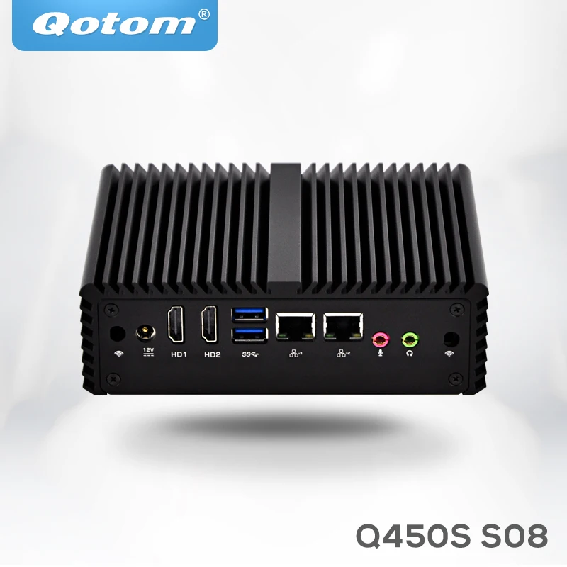 Мини компьютер Qotom Tiny Q450S с ядром до 2 6 ГГц разъем для sim карты Haswell 1 3G/4G