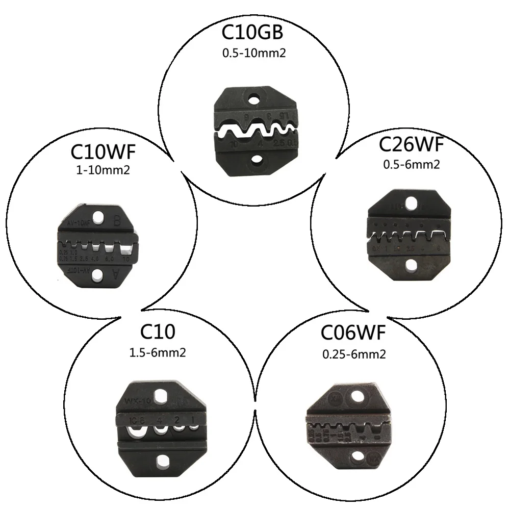 Штамповочные комплекты C456 C1016 C05FL C06WF C10 C10WF C26WF C30J для C обжимных пилок наборы