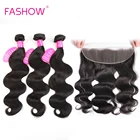 Прозрачные пряди из человеческих волос с фронтальной застежкой, 13 х4 дюймов