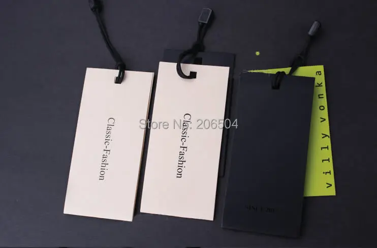 Логотип бренда на заказ бумажная ценовая бирка индивидуальная печать названия