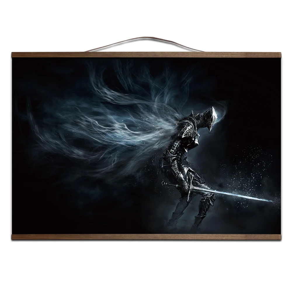 17 Dark Souls 2 3 плакат для HD холст декоративные постеры живопись с твердой древесины Висячие свиток - Цвет: 17