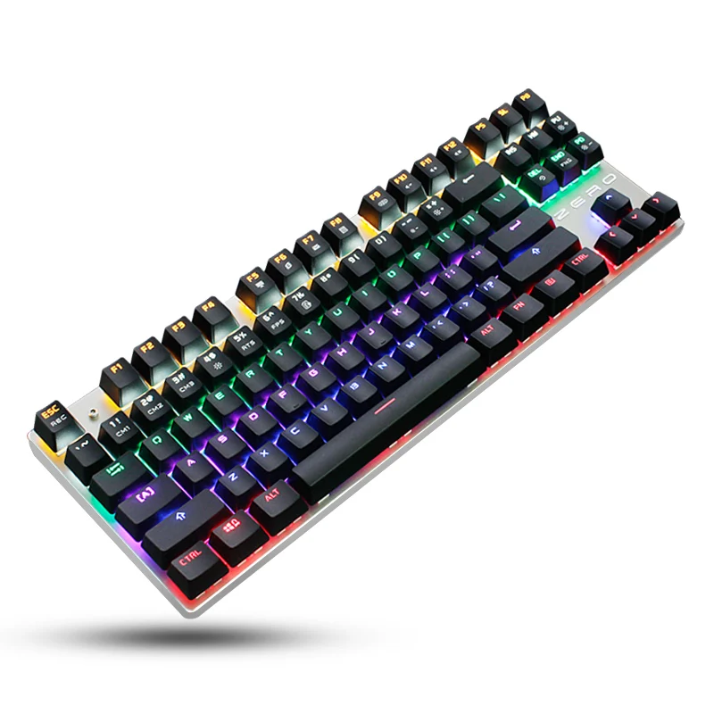 Игровая механическая клавиатура с цветной подсветкой Антибликовая