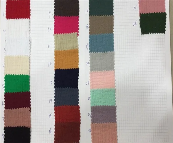 Хлопковая двойная креповая ткань хлопковая марлевая ткань|gauze cloth|double crepecrepe fabric |