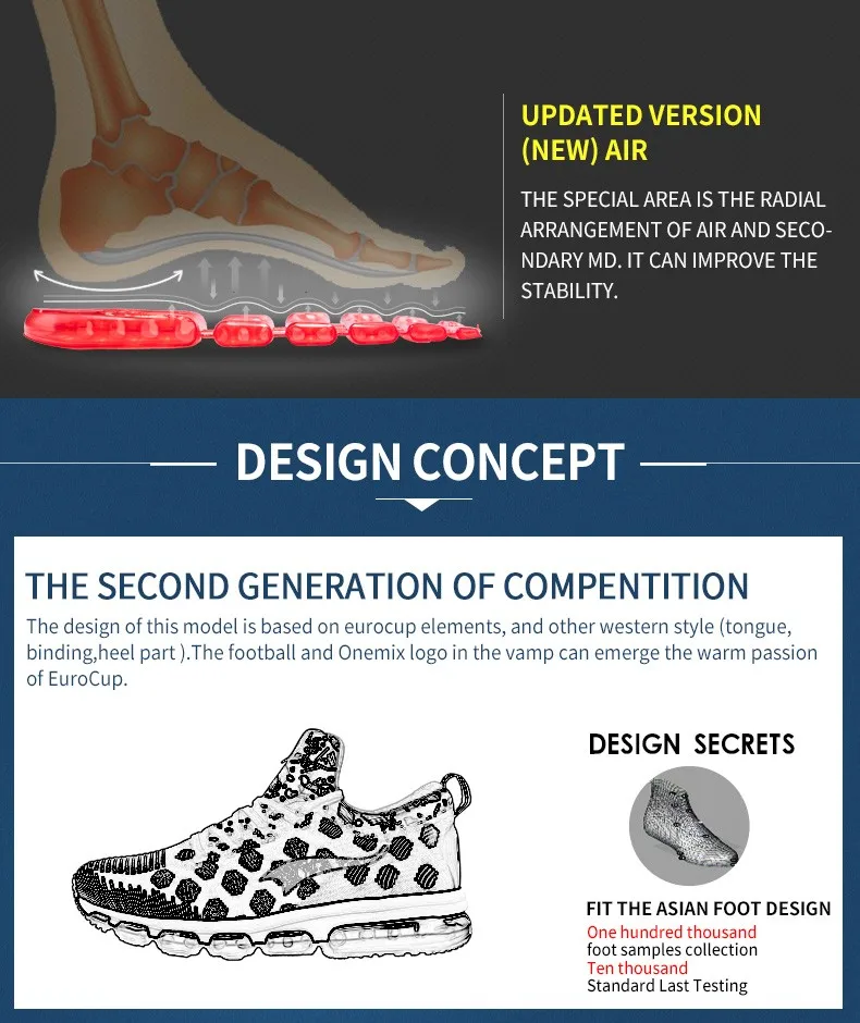 Onemix Running Shoes for women's Sneakers Elastic Women Jogging Shoes Black Trainers Sport Shoes for outdoor jogging walking