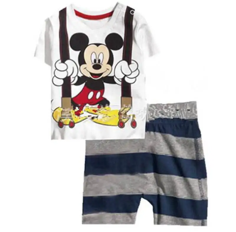 Лидер продаж летняя детская одежда для сна маленьких мальчиков и девочек костюм