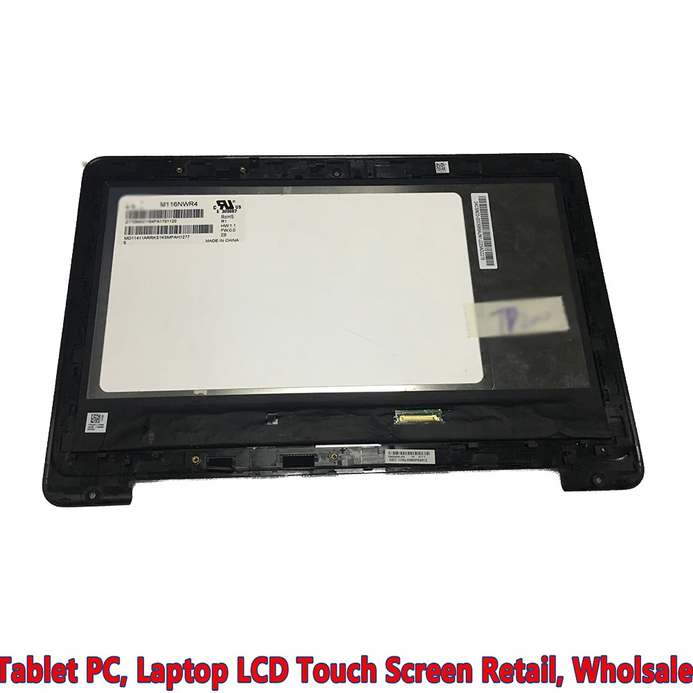 11 6 дюймовый ноутбук IPS сенсорный ЖК экран в сборе + рамка для Asus Transformer Flip Book TP200 TP200S