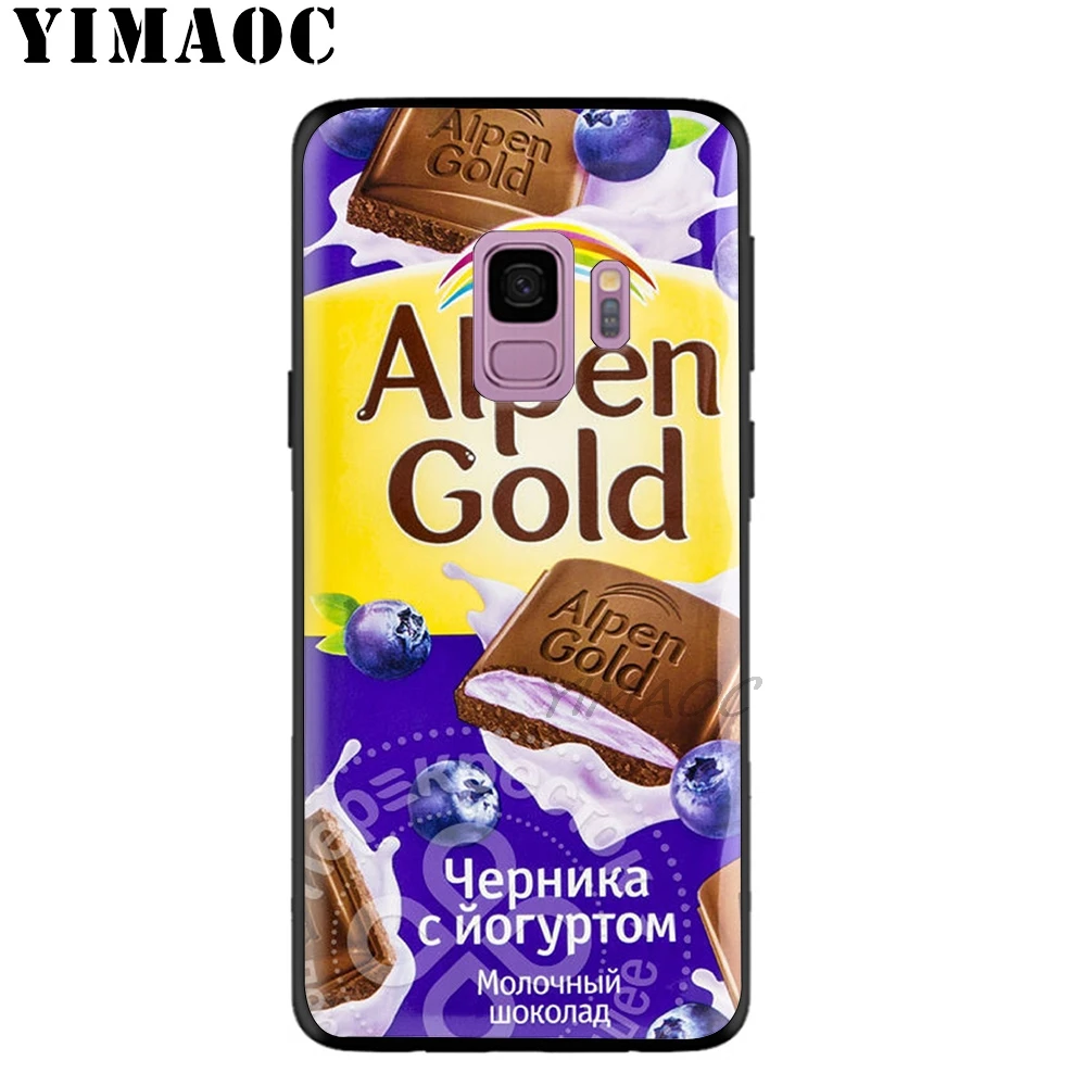 Yimaoc Alpen с изображением шоколада wonka Бар Мягкий силиконовый чехол для samsung Galaxy A9 A8 A6