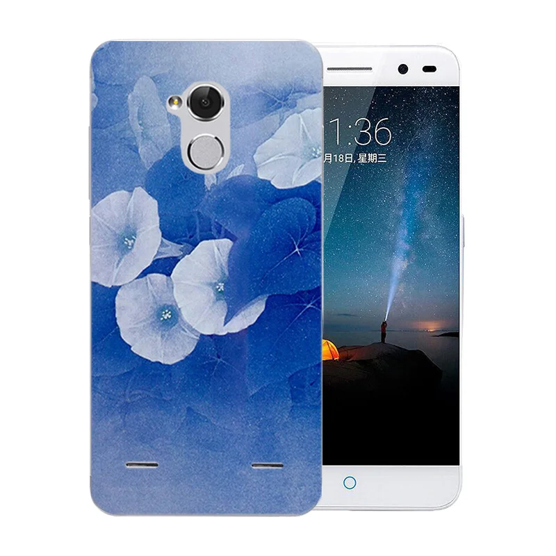 Чехол Funda 5 0 дюймов для ZTE Blade V7 Lite прозрачный мягкий силиконовый чехол с рисунком