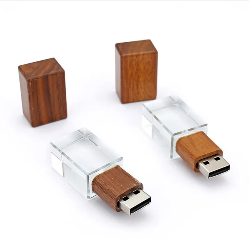 Высокоскоростная деревянная флеш карта 2 в 1 USB 3 0 с кристаллами накопитель 8 ГБ 16 32