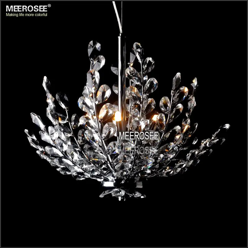 Современный хрустальный подвесной светильник винтажный цветочный французский