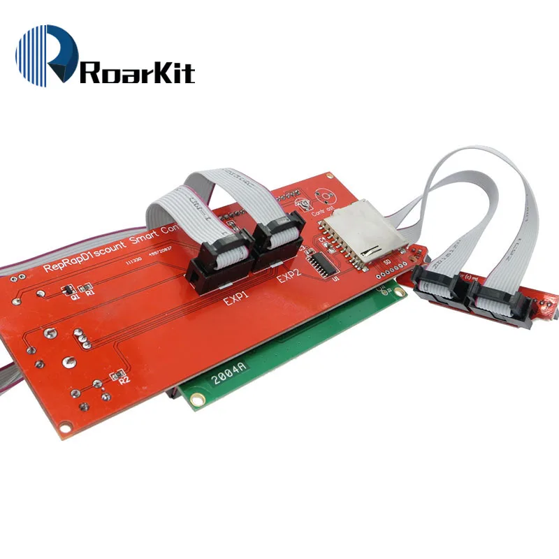 Продвижение 3D Принтер Комплект Reprap умные Части контроллер дисплей Ramps 1 4 2004 ЖК