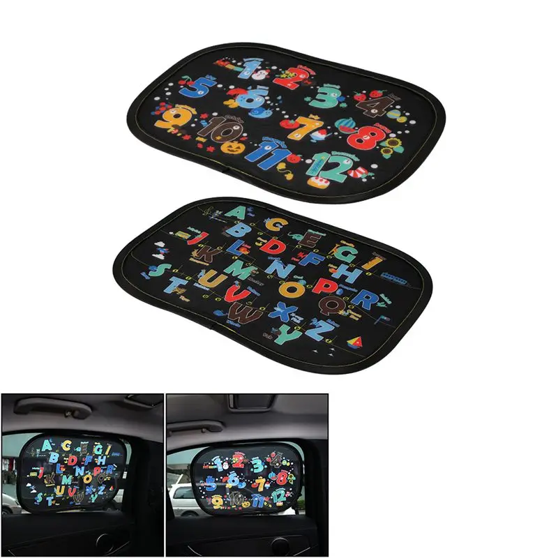 2 шт. покрытие окна автомобиля солнцезащитный занавес УФ Защита щит детский тент