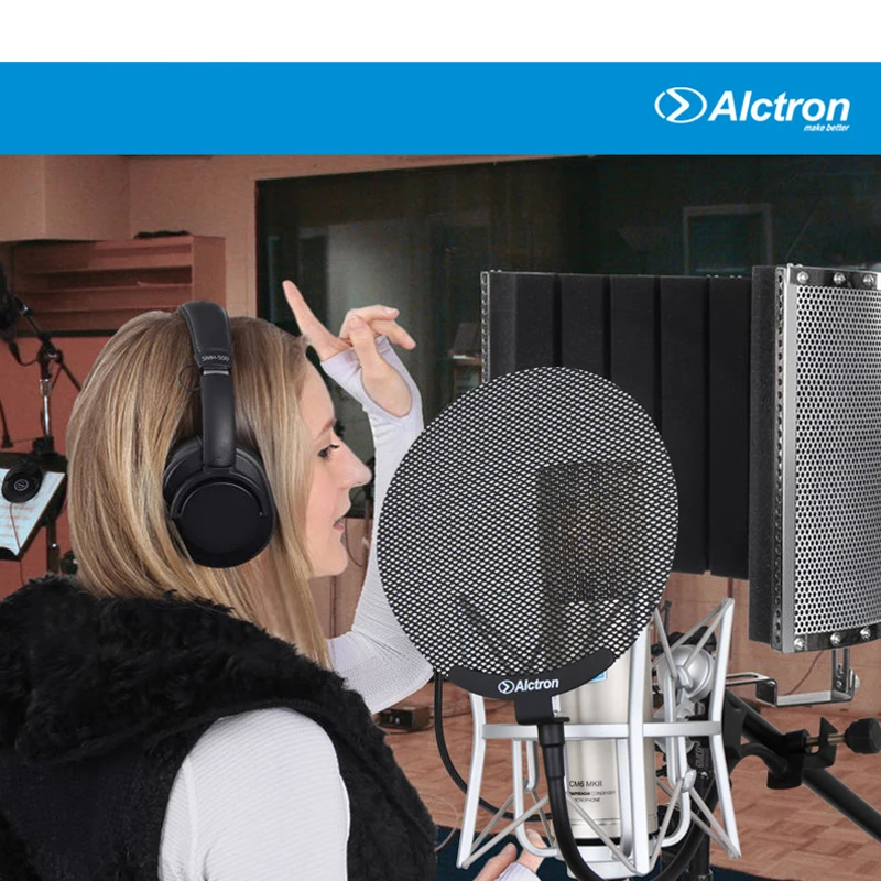 Alctron ma019b новый металлический экран мини поп-фильтр для микрофонов | Электроника