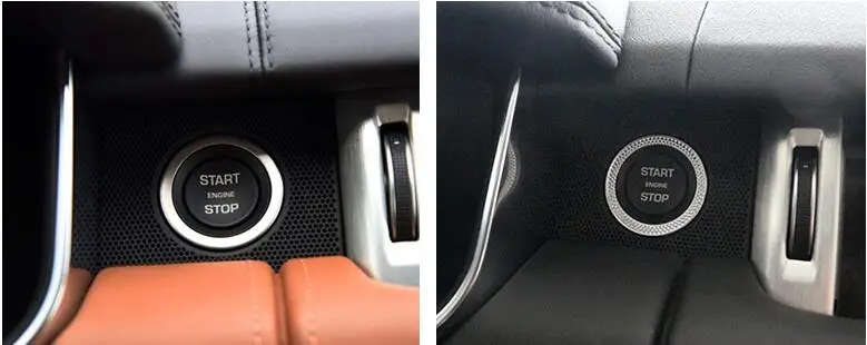 Двигатель звезда кольцо отделка для Range Rover Velar 2017 2018 аксессуар автомобиля