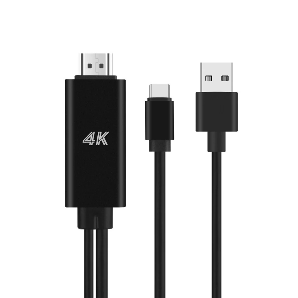 USB Type-C to HDMI 4K HD TV Video Converter Cable Adapter for MacBook Samsung Galaxy S8 HSJ-19 |