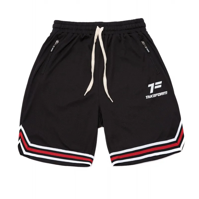 Летние мужские тренировочные брюки быстро сохнут свободные укороченные