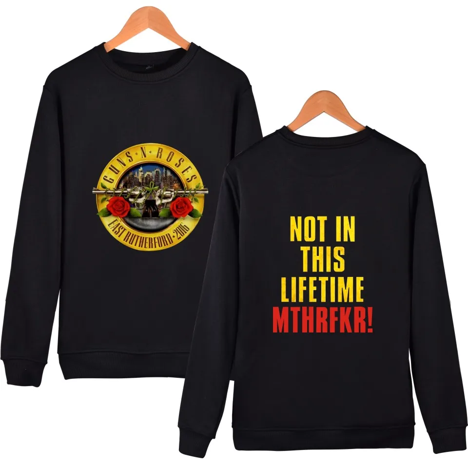Рок-группа GUNS N ROSES толстовка осень зима модные толстовки с длинным рукавом толстовки для мужчин и женщин хип-хоп спортивный костюм Топы Одежда