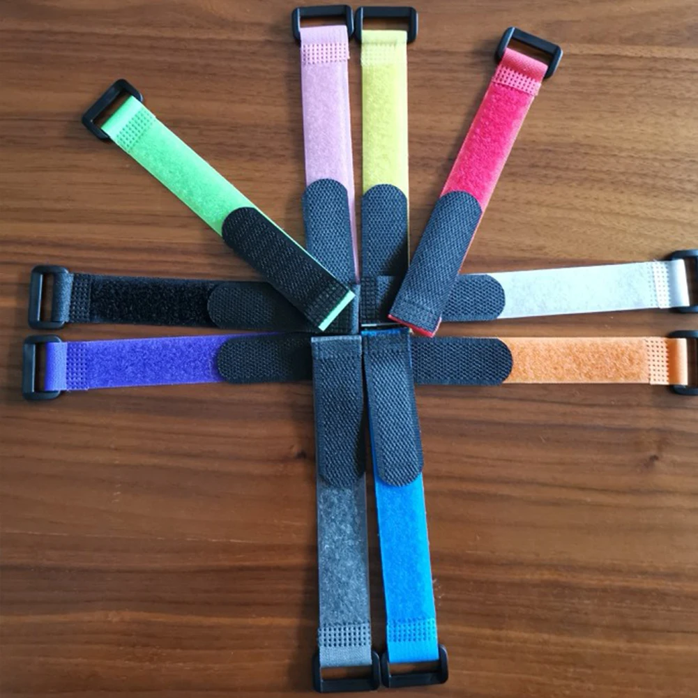 10 шт. Регулируемый нескользящий многоразовый держатель для удочки ремешок