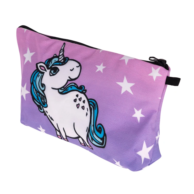 Женская косметичка Jom Tokoy с 3D принтом единорог для путешествий|cosmetic pouch|cosmetic bag