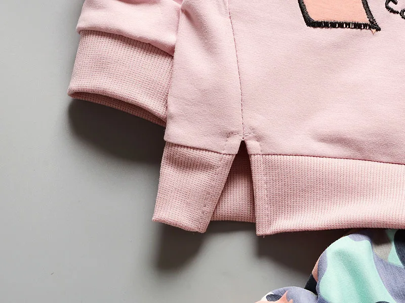 Осенний комплект одежды для мальчиков детский хлопковый с надписью Детская