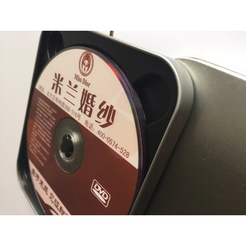 6 шт. коробок для DVD диска CD rw крышка Органайзер медиапривода размытая коробка