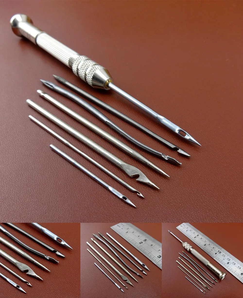 4 вида кожаных ремесел для шитья швов замков царапин крючков игл универсальный