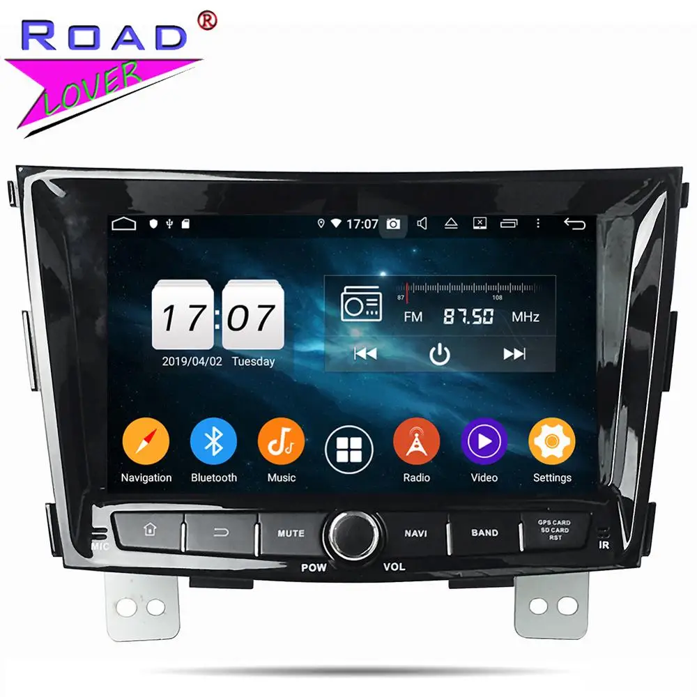 Head Unit Android 9.0 Car PC Multimedia Player For Ssangyong Tivolan 2014 Stereo GPS Navigation Magnitola 2 Din Autoradio NO DVD |