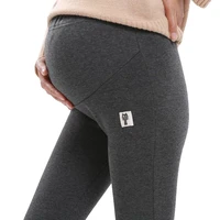 4xl winter velvet pants for pregnant women maternity leggings warm clothes thickening pregnancy trousers maternity clothing
