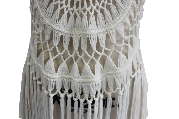 Crochet Knitted Hollow Out Fringe Beach Cover Up Crochet Tassel Cover-ups Women Swimwear Female Dress Beach Wear Beachwear XXL
Crochet Knitted Hollow Out Fringe Beach Cover Up Crochet Tassel Cover-ups Women Swimwear Female Dress Beach Wear Beachwear XXL