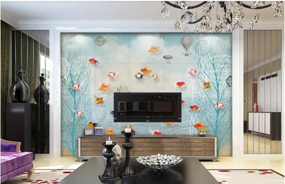 Пользовательские фото обои 3d настенные фрески ручная роспись средиземноморская