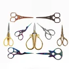 Винтажные ножницы из нержавеющей стали в европейском стиле, маленькие ножницы для вышивки крестиком, Швейные аксессуары для парикмахерских домашняя вышивка