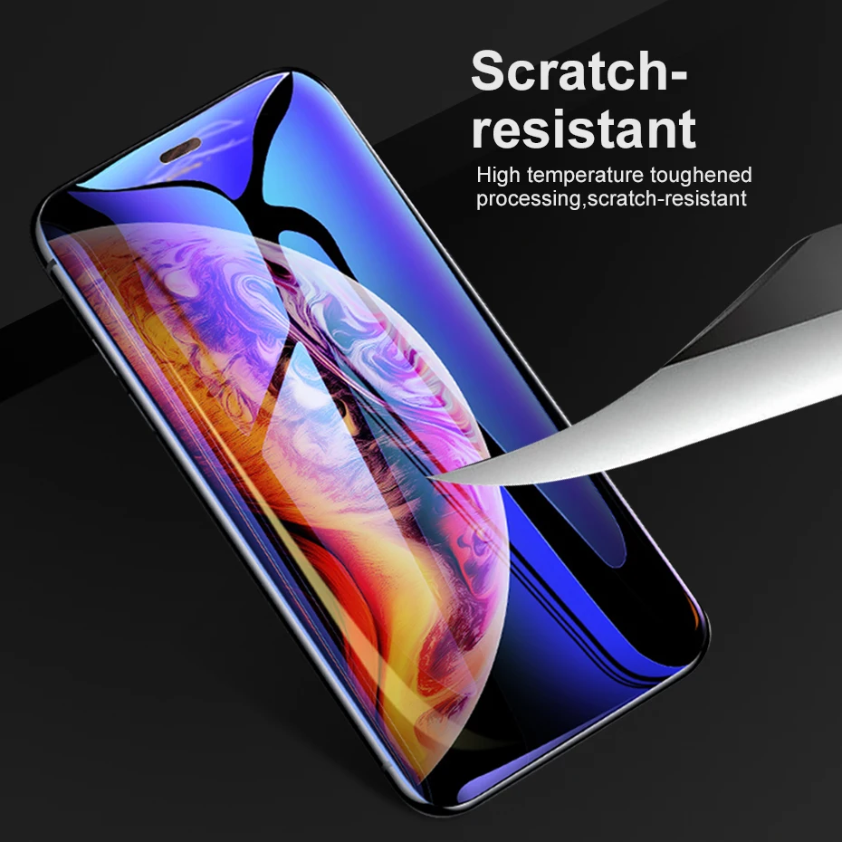 Защитное стекло на iPhone XS XR XSMax закаленное защитное для экрана Xr Xs Max полная защита |