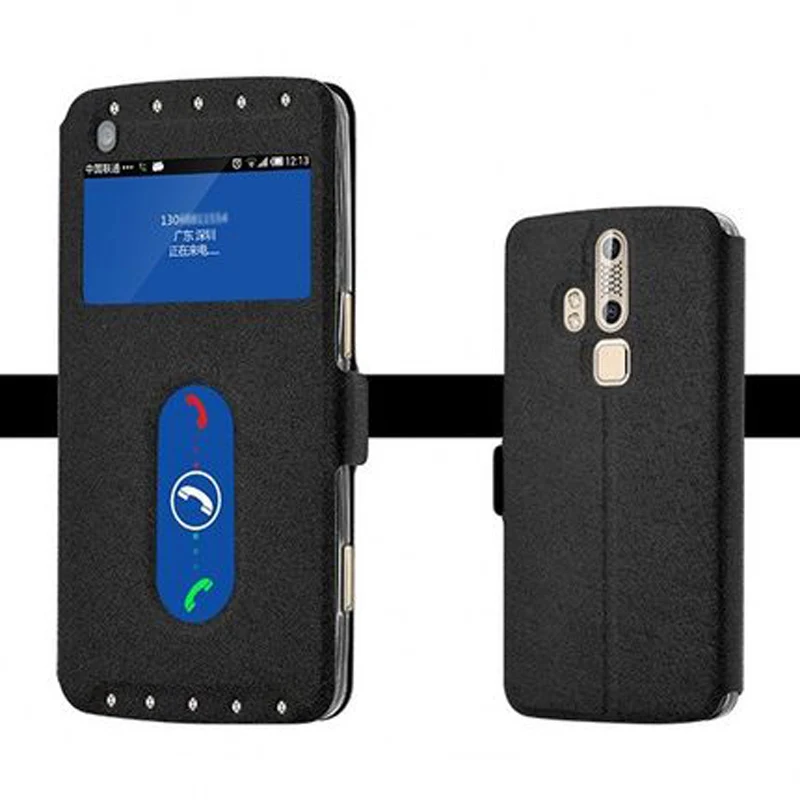 Для zte Axon Elite A2015 Axon задняя крышка-чехол для телефона роскошный ТПУ Флип кожаный чехол для zte Axon чехол с функцией стойка оболочка
