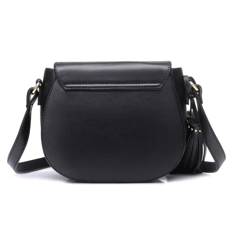 Новинка 2018 женская сумка через плечо винтажная модная однотонная маленькая из