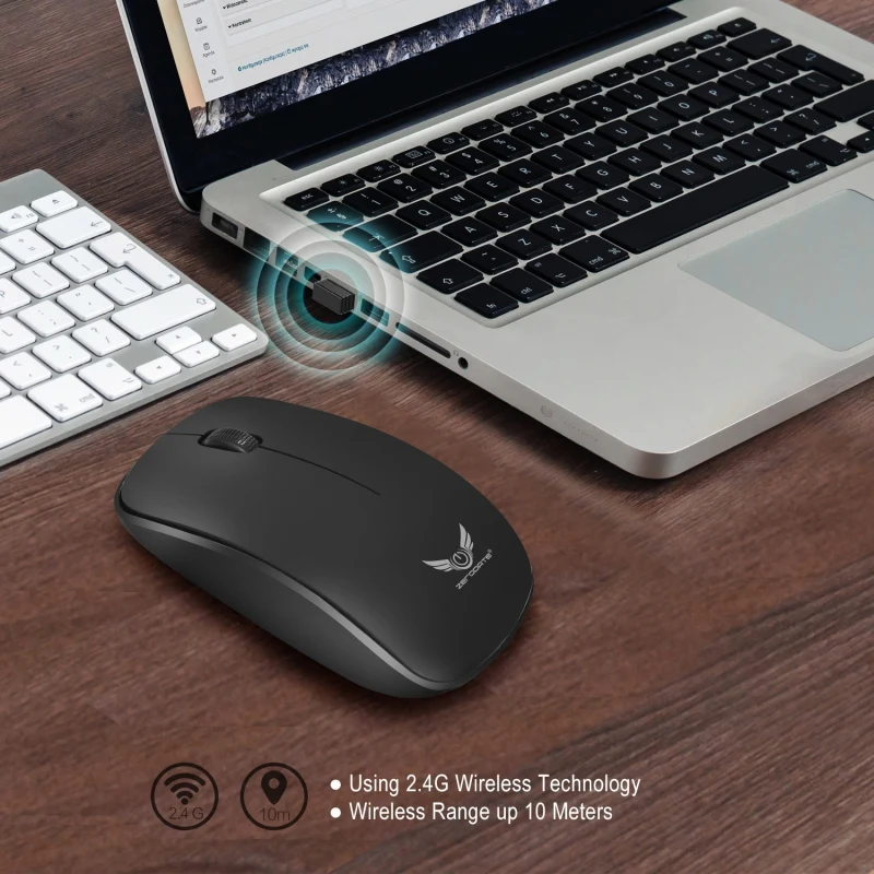 3 кнопки оптический эргономический компьютерная мышь мини беспроводной Bluetooth USB 2