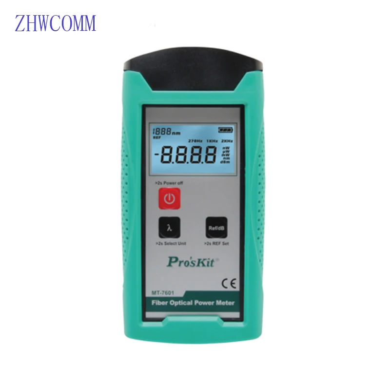 ZHWCOMM MT-7601 high precision OPM Handheld Optical power meter 850nm/1310nm/1490nm/1550nm/1625nm Laser fiber optic tester | Мобильные