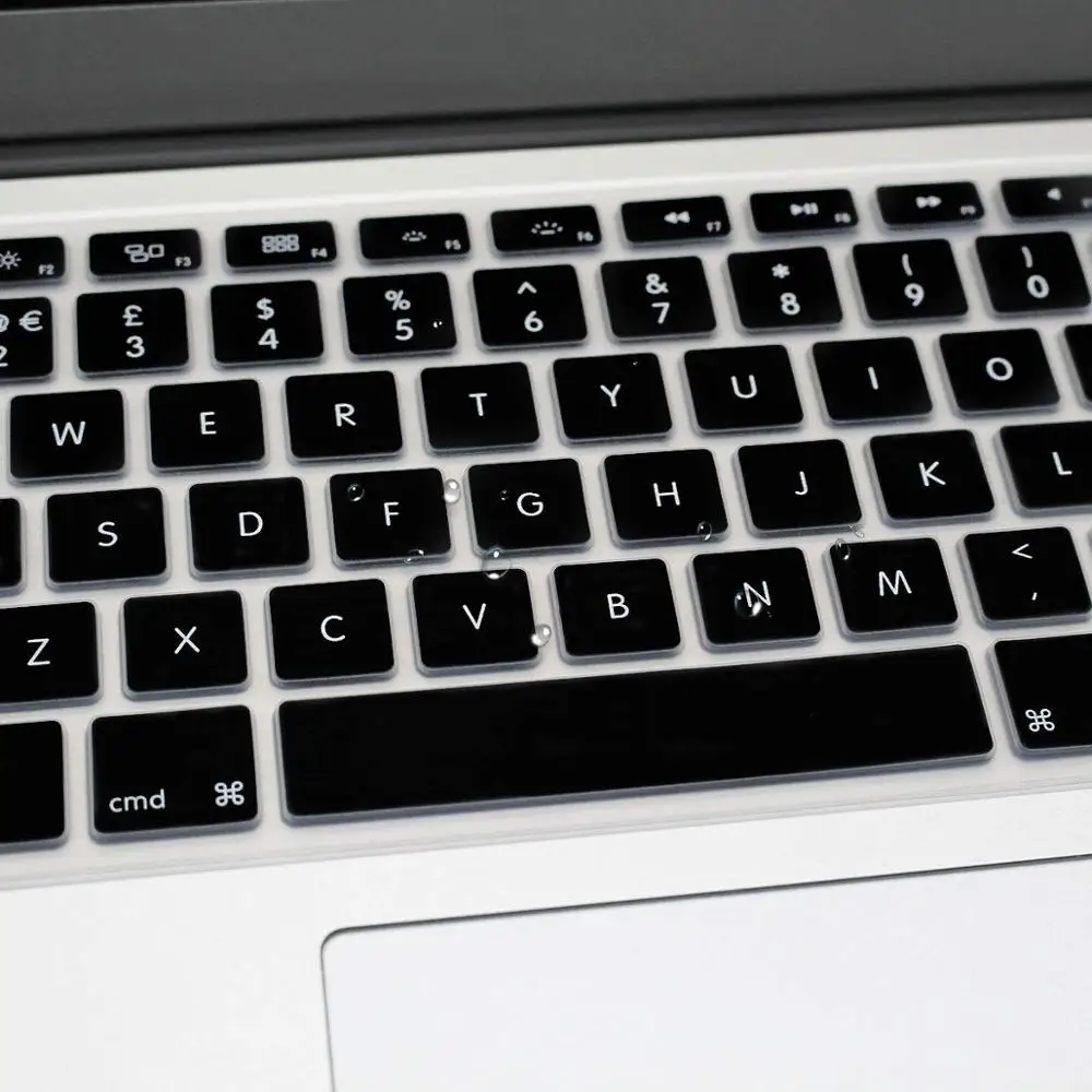 Раскладка английской клавиатуры в ЕС, силиконовый чехол для MacBook Pro 1" 15" 1"(с или с дисплеем retina) и MacBook Air 13"