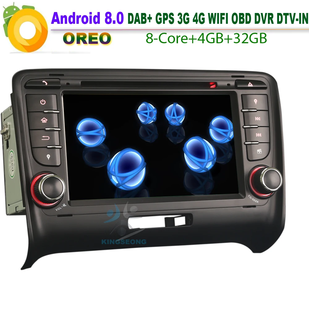 Авторадио Навигация GPS Восьмиядерный Android 8 0 DVD CD автомобильный Радио плеер DAB + TPMS