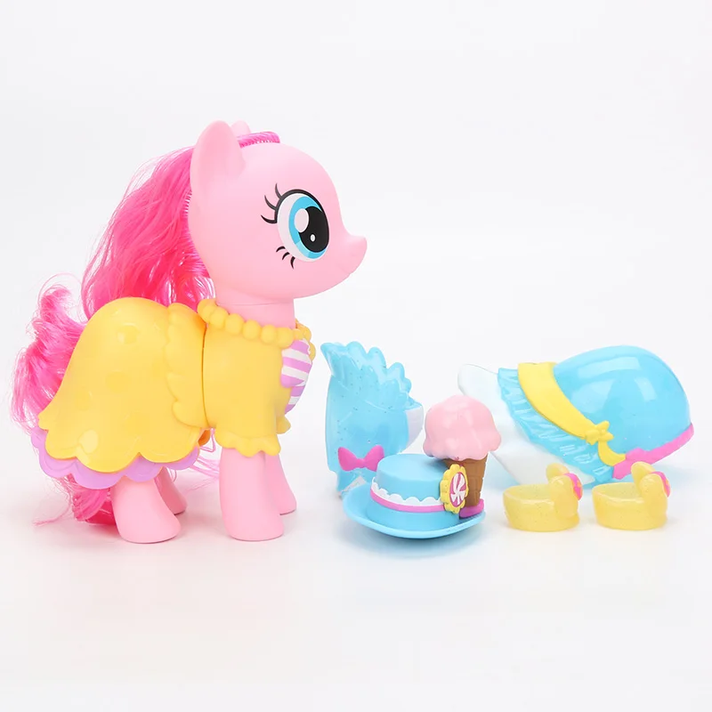 15 см игрушки My Little Pony оснастки Мода Пинки Пай Сумеречная Искорка ПВХ фигурка домик игровой набор Коллекционная модель куклы